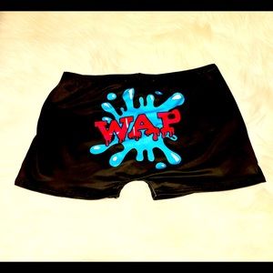 WAP-Black Snack Shorts